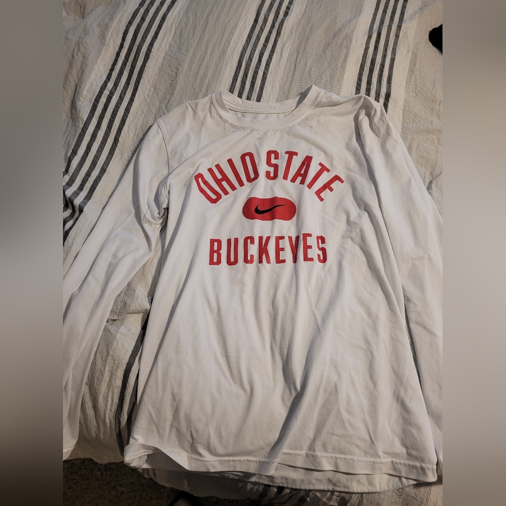 Small OSU white long sleeve shirt